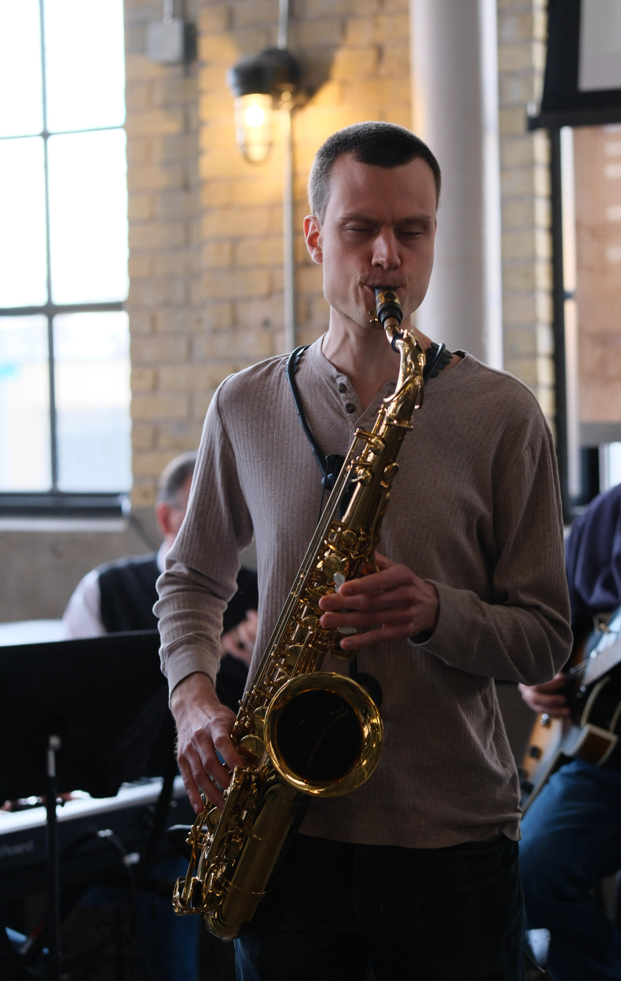Russell Sweet Jazz Russell Sweet performing at the Jazz Jam Session at Dual Citizen Brewing Company